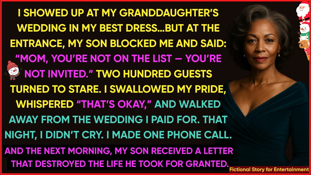 Erased From My Grandson’s Wedding Guest List… So I Took Back EVERYTHING They Stole From Me