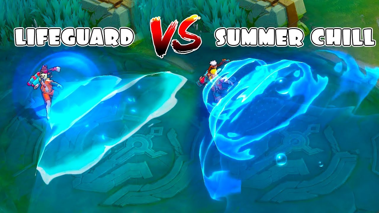 Claude Lifeguard VS Summer Chill Summer Skin Revamp Comparison