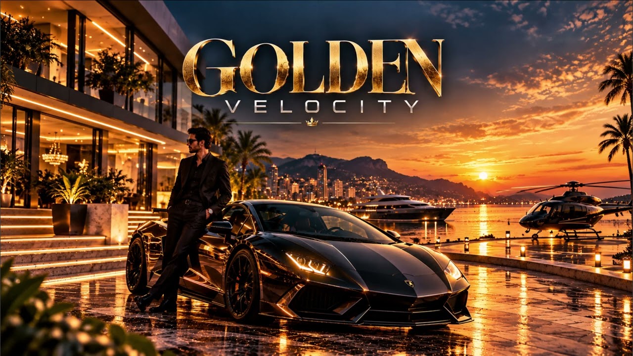 Golden Velocity Luxury by the Marina | Luxury Deep House Music | Copyright Free Music