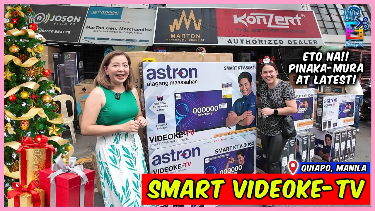 ETO NA! PINAKA LATEST, MURA AT AFFORDABLE NA BILIHAN NG SMART VIDEOKE-TV DITO SA QUIAPO MANILA