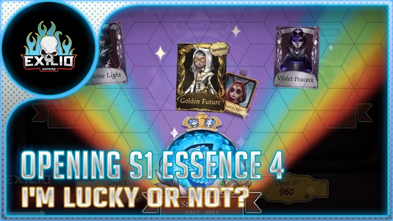 《Identity V》 Opening  [55] S1 Essence 4 - I'm lucky or not?