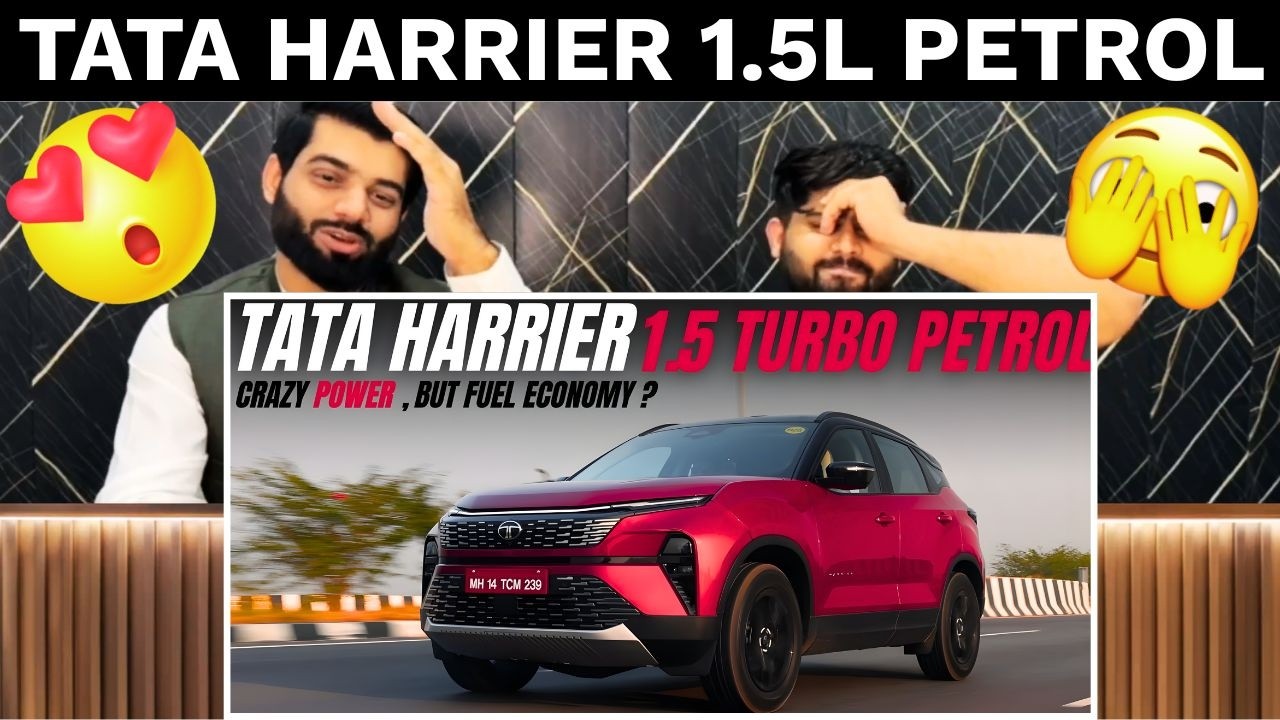 Pakistani Reaction on Tata Harrier Petrol AT Mileage Tested | Shocking Results 😲 | HumTeen Reacts
