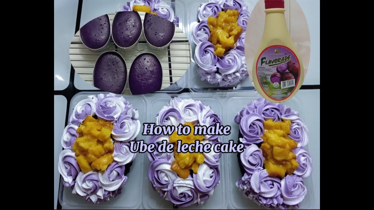 Ube de leche cake - No oven recipe