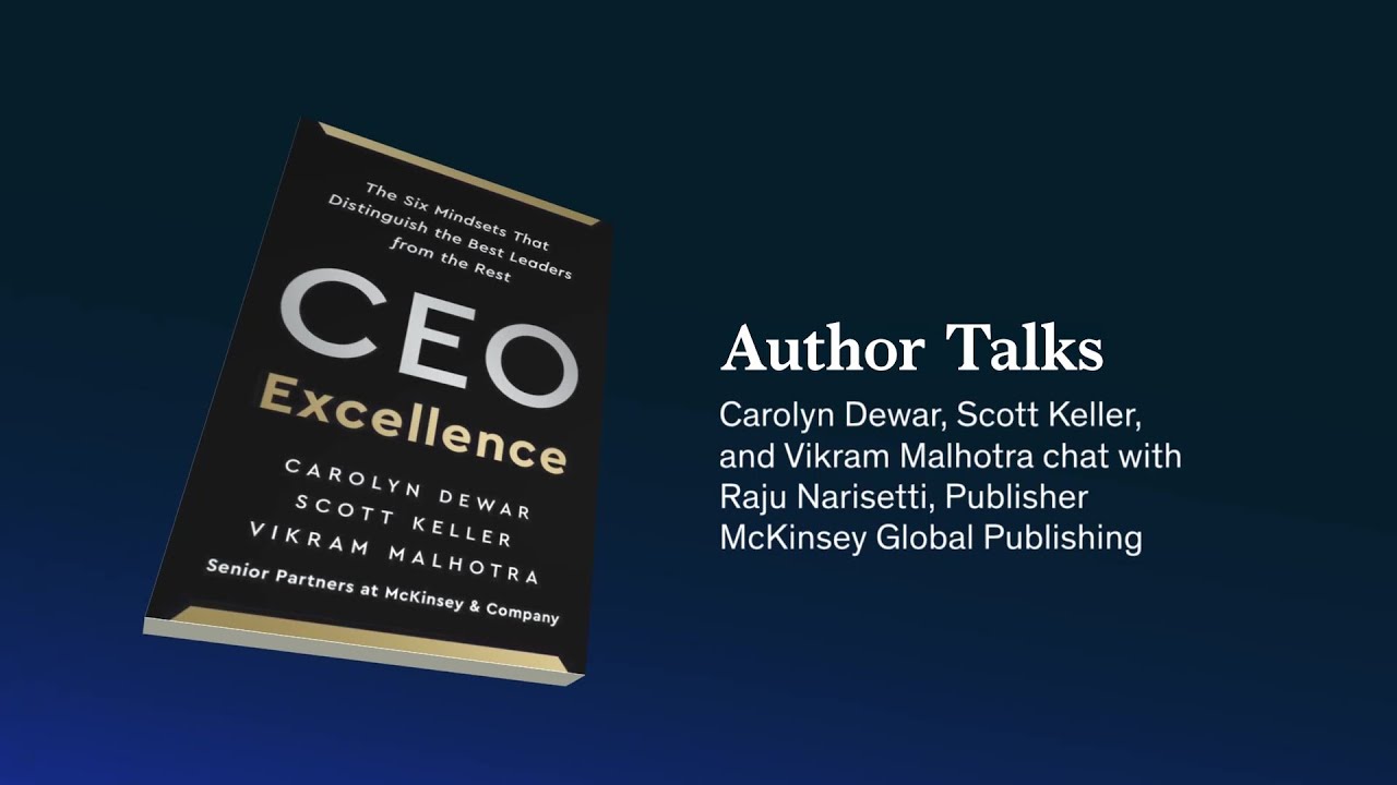 Author Talks: What separates the best CEOs from the rest?