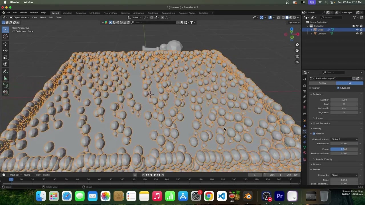 Blender Hair Particles