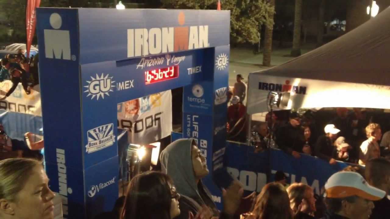 Ironman Arizona 2012 - Inspirational Midnight Finish