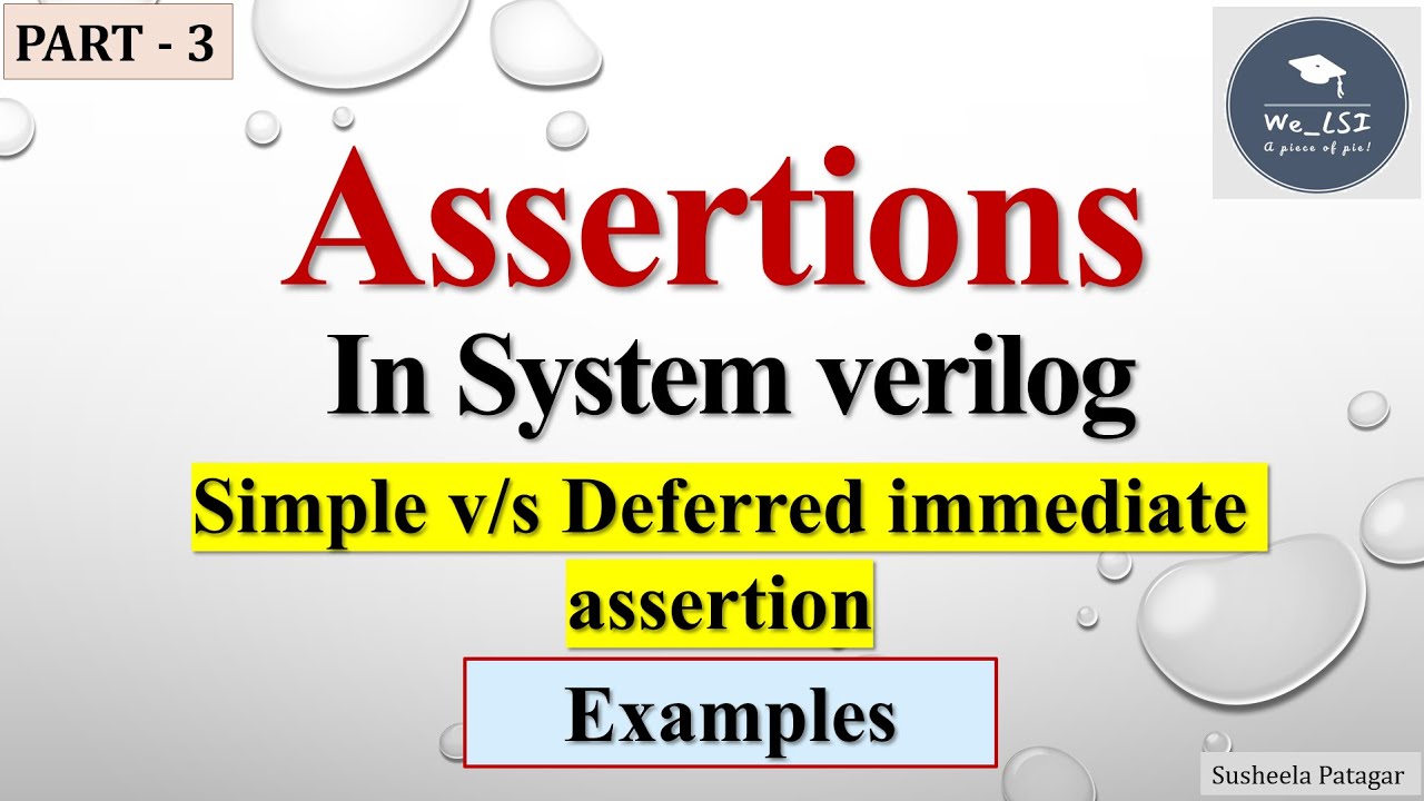Примеры простого и отложенного немедленного утверждения | ЧАСТЬ - 3 | #systemverilog #vlsi #verif...