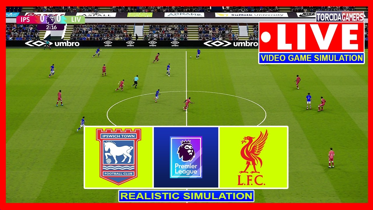 Ipswich Town vs Liverpool | Premier League 2026/2027 | Match Today Simulation