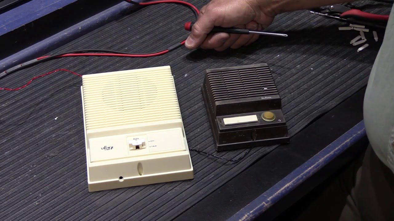 Operational Check-Out of a NuTone IK15 Entry Intercom System