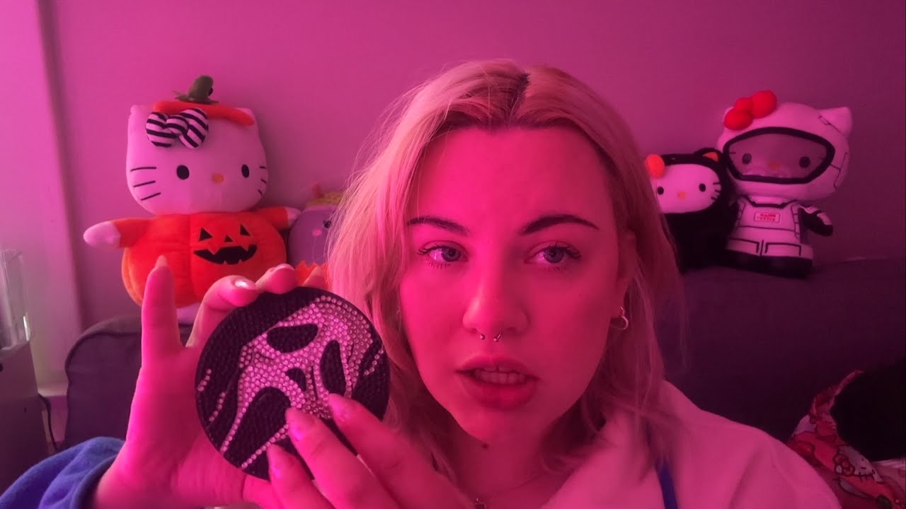asmr with spooky items!! 𖦹˖°.🎃 ̟࿔*:⋆ build-up tapping, fabric scratching, whispers and more! 