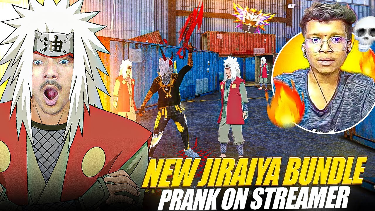 New Master Jiraiya Sense Bundle Prank on Baccha Youtuber Gone Wrong😱 He Call Pannel User - FreeFire