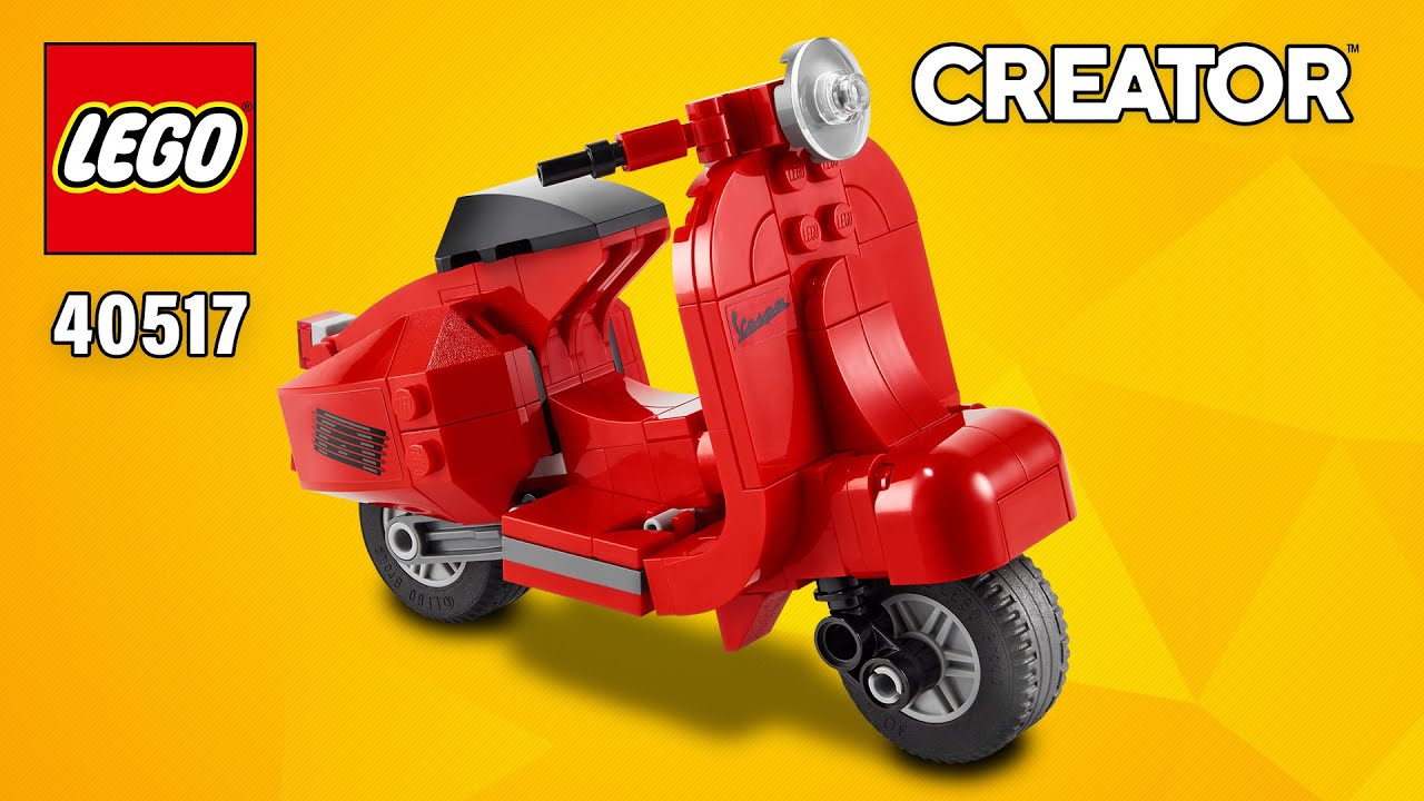 LEGO&reg; Creator | Vespa (40517)[118 pcs] Step-by-Step Building Instructions | Top Brick Builder