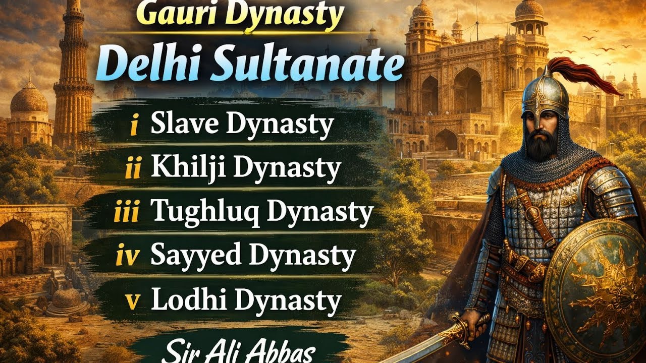 3 . Ghauri Dynasty | Delhi Sultanate to Lodhi Dynasty | Sir Ali Abbas 