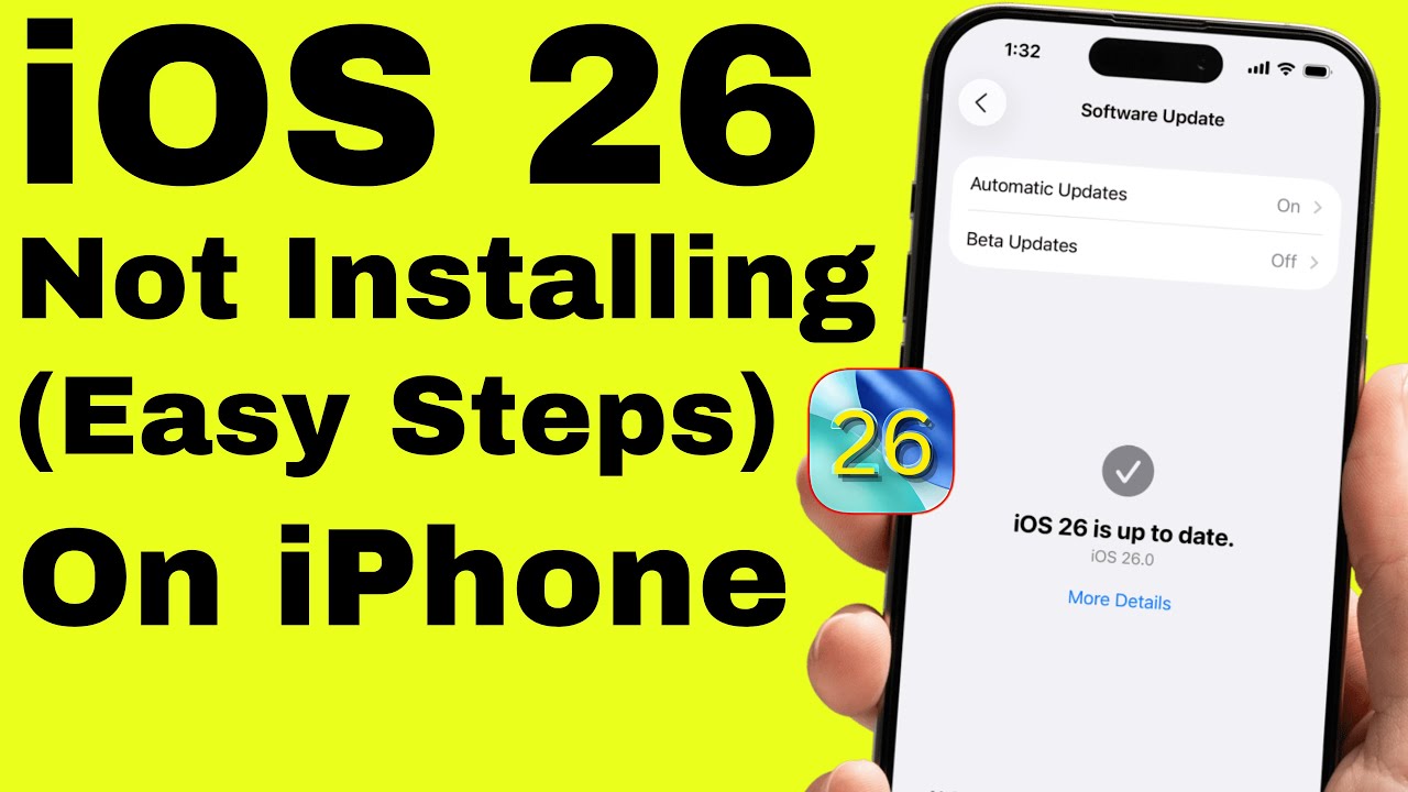 iOS 26.3 Not Installing Update on iPhone? Here's the fix!