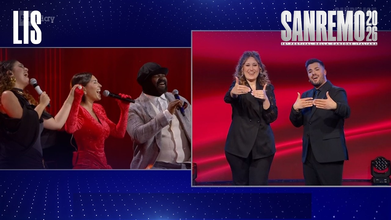 LIS | Sanremo 2026.  Serena Brancale con Gregory Porter e Delia cantano Bésame mucho