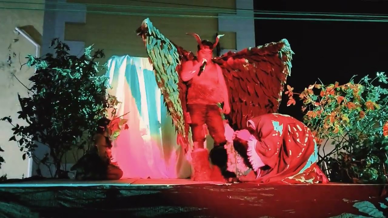 Jesús es tentado en el jardín de Getsemaní/Jueves Santo/Semana Santa En San Felipe Hueyotlipan 2025