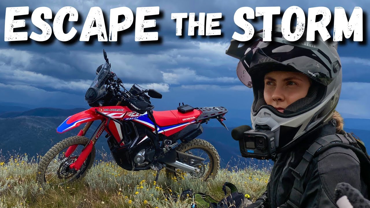 ESCAPING THE STORM Motorbike Adventure Exploring the Victorian High Country