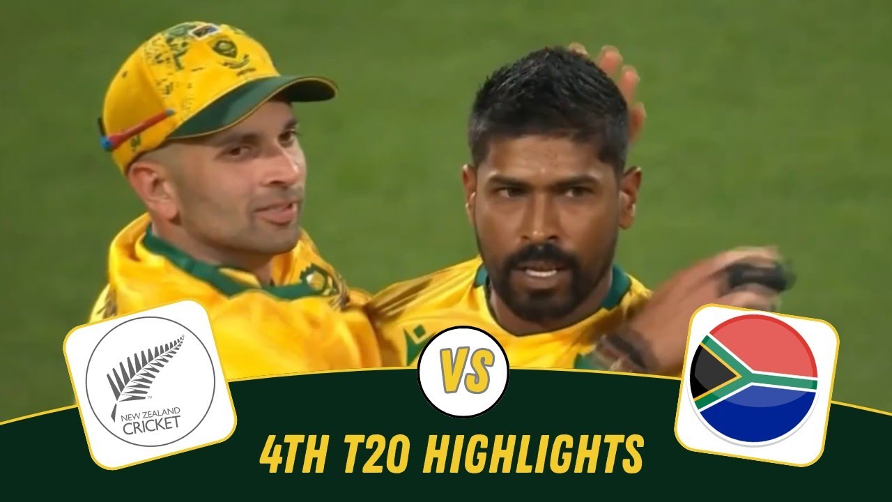 South Africa vs New Zealand 4th T20 2026 Full Highlights | SA vs NZ