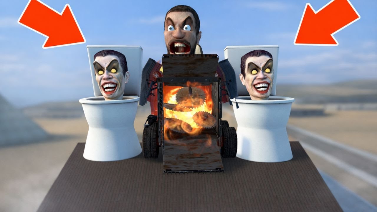 ALL NEW SKIBIDI TOILETS GOT KICKED INTO A GIANT PIT… BRUTAL! | GARRY’S MOD