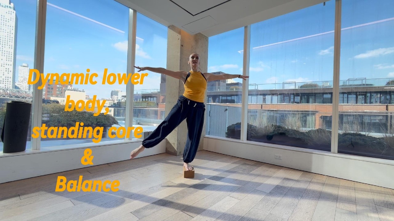 18 Min Dynamic Lower Body , Standing Core & Balance | Dance Based Workout