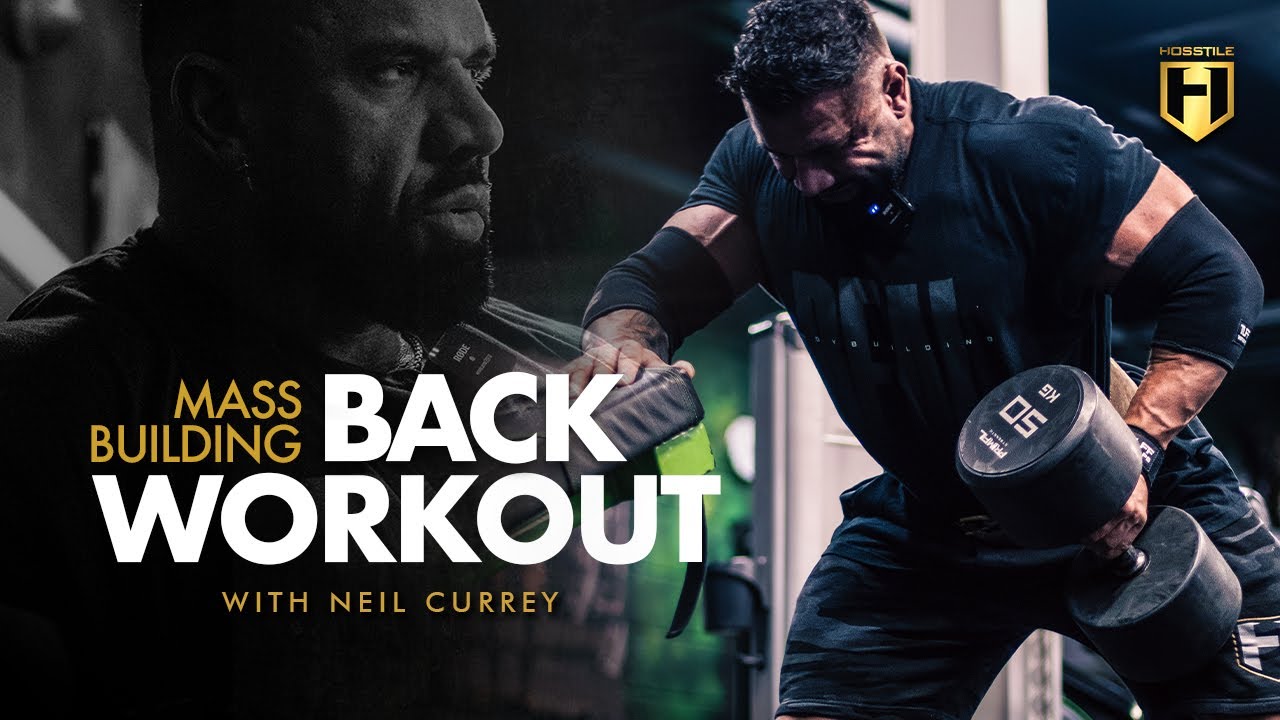 IFBB Pro Neil Currey's Mass Building Back Workout | HOSSTILE