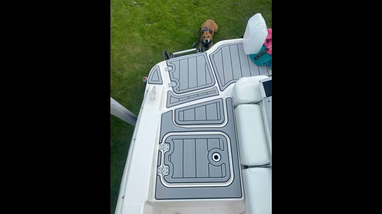 2015 Chaparral 19 H20 Swim Platform Cockpit Pad Boat EVATeak Deck Floor Mat SeaDek MarineMat