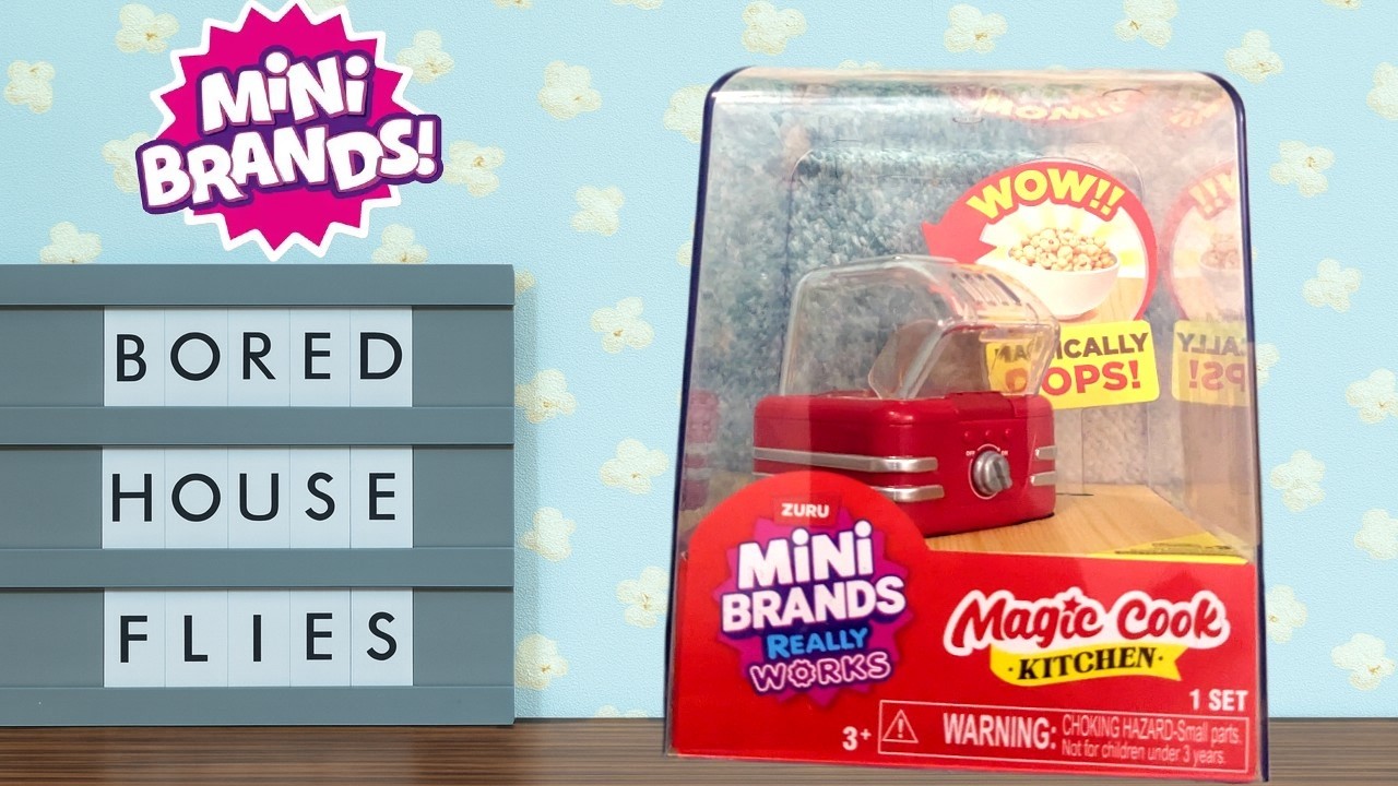 One Last Go! | Mini Brands Really Works Magic Cook Kitchen Popcorn Machine  #minibrands
