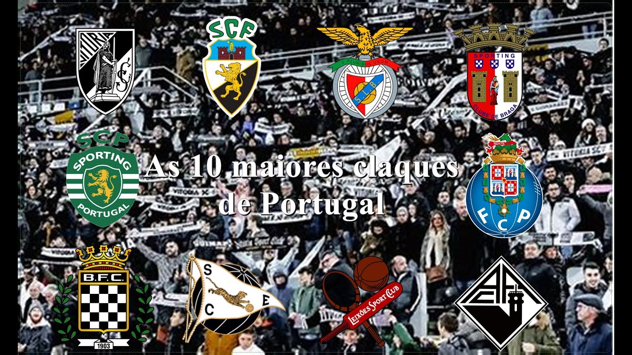 ⚪ TOP 10 DAS MELHORES CLAQUES DE PORTUGAL ⚪ FULL HD - Miguel Leiria