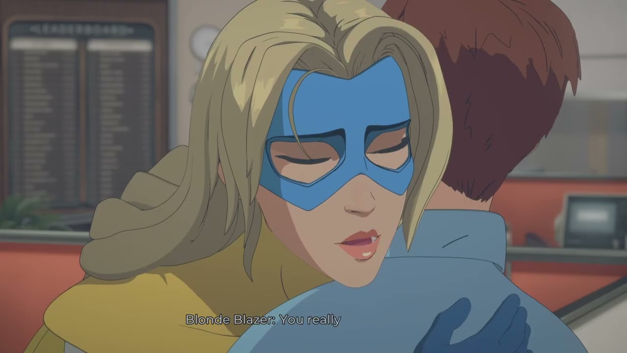 Dispatch Blonde Blazer Hugs Robert in front of everyone