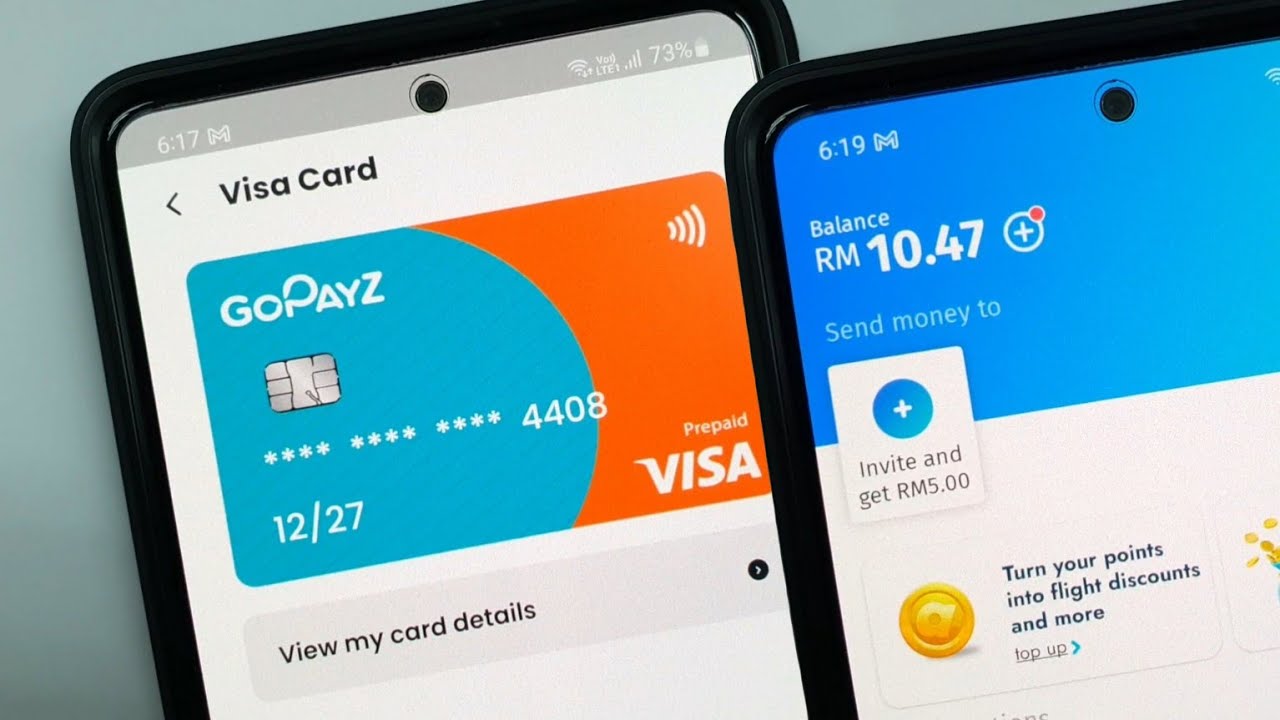 Cara TopUp eWallet BigPay menggunakan kad virtual VISA Prepaid GoPayz