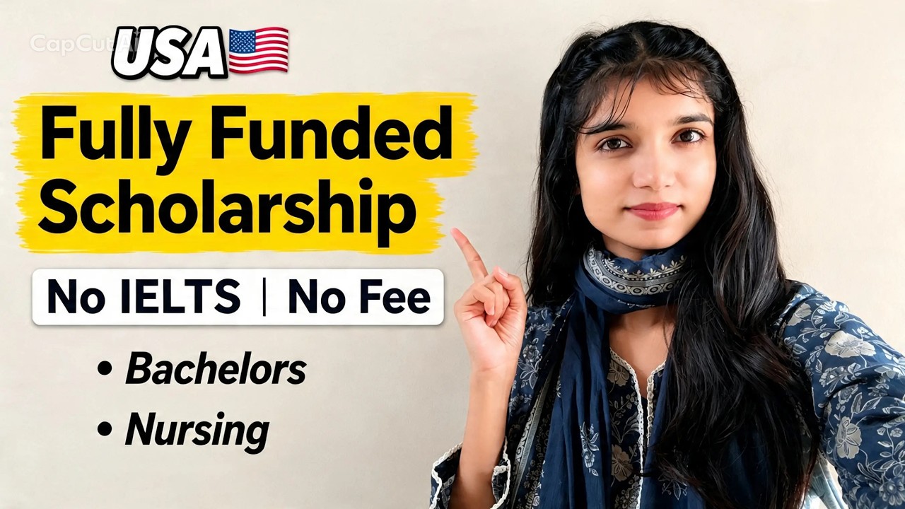 USA🇺🇸 Fully Funded Scholarship 2027 No IELTS & No Application Fee