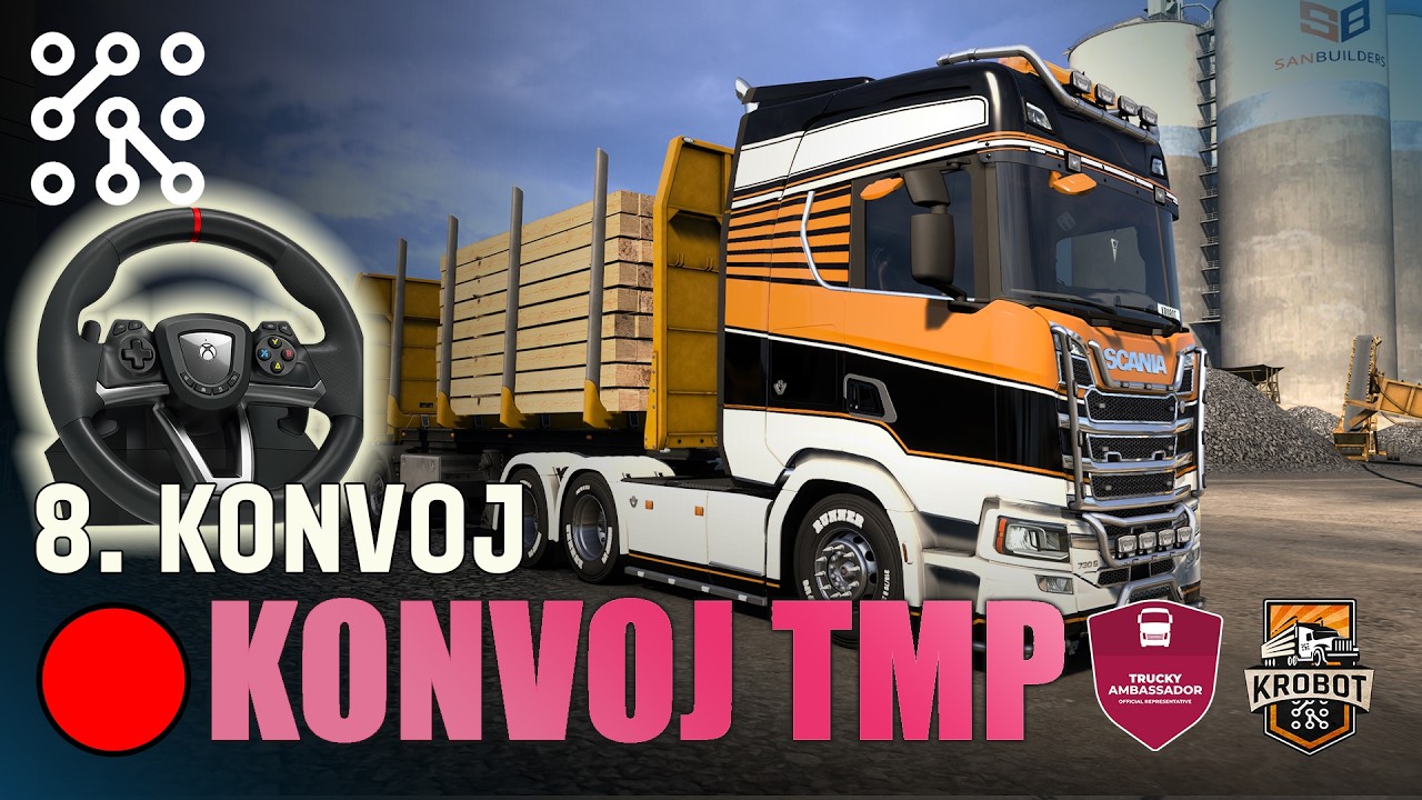 LIVE STREAM -  8. TMP KONVOJ  | EURO TRUCK SIMULATOR 2 CZ - ETS2