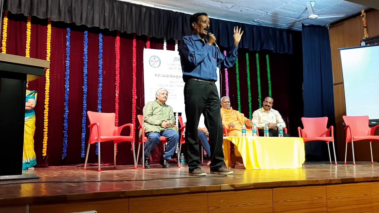 Speech and Mimicry by Shri. Mysore Anand on Sahabalve's 4th Annual Day