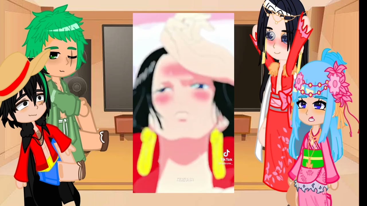 mugiwaras(+Hankook , hiyori) reaccionan a Zolu.