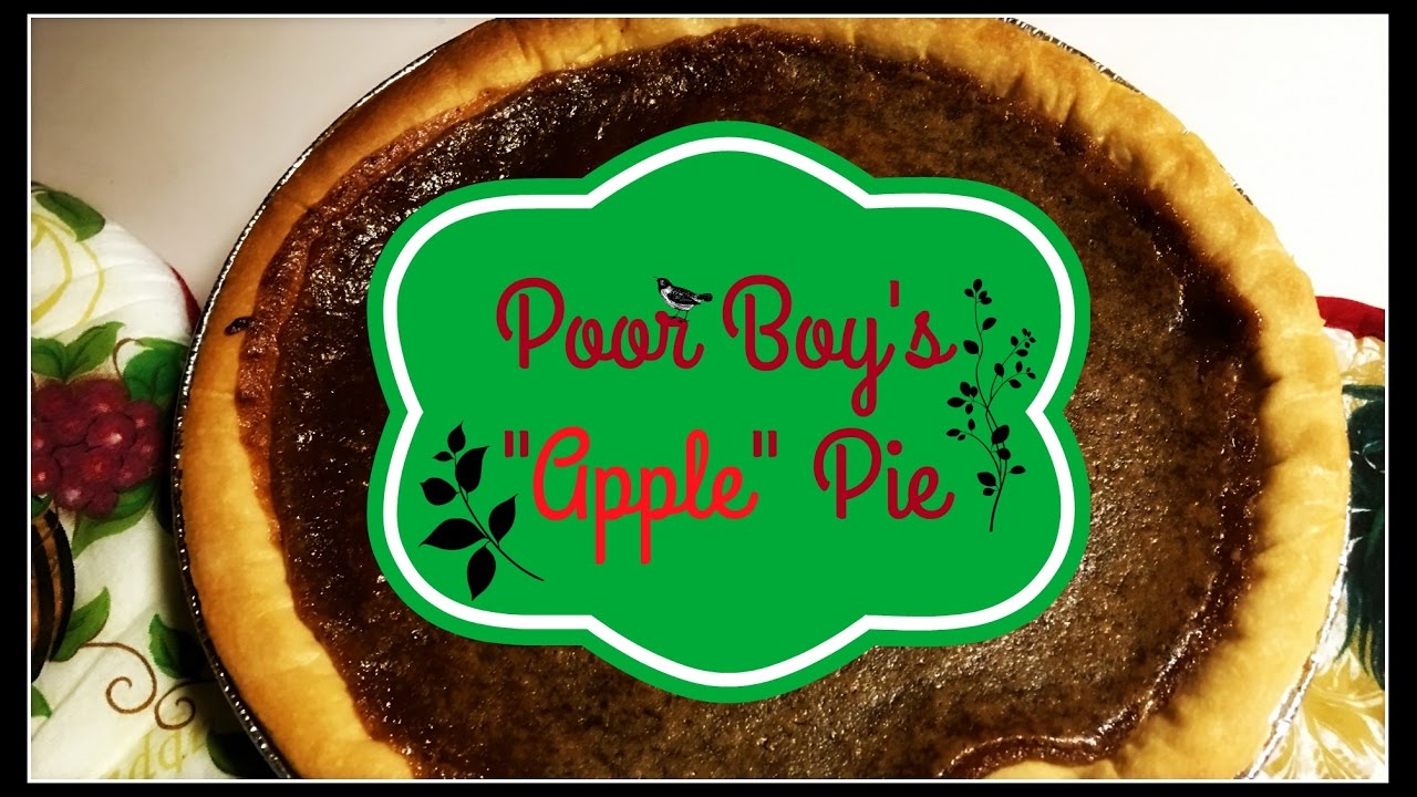 🍎 Poor Boy's "Apple" Pie~