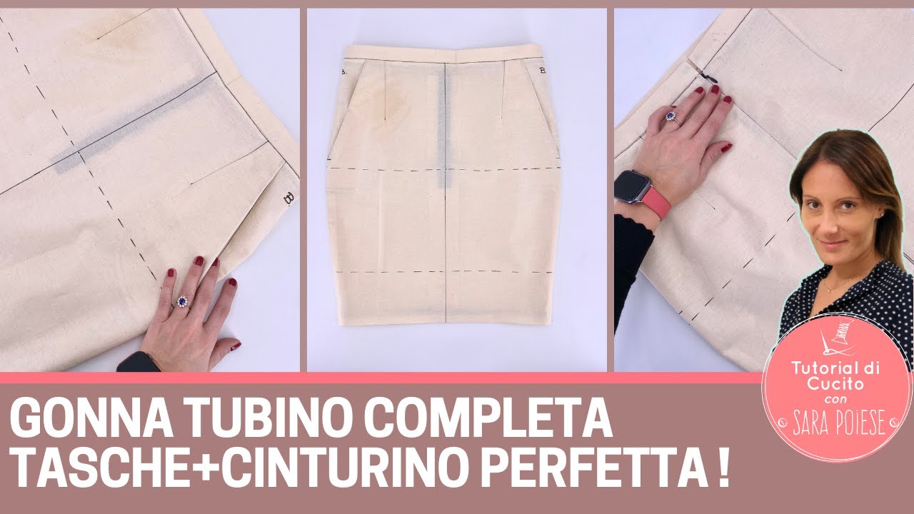 Tutto quello che devi sapere trucchi per cucire una gonna tubino perfetta | con Sara Poiese