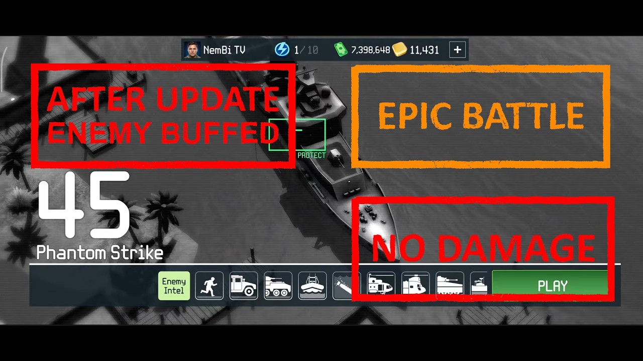 War Drone EPIC Battle Level 45 🔥 Phantom Strike | NO DAMAGE 🏆