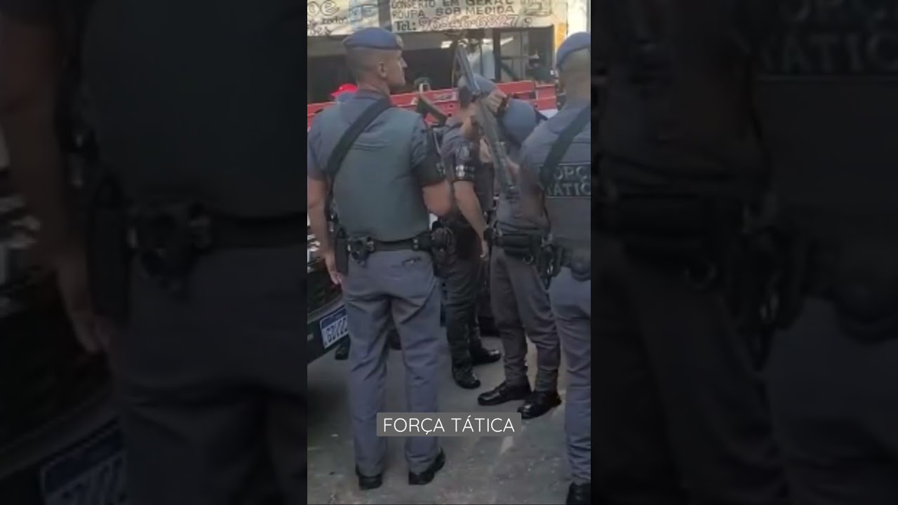 For&ccedil;a T&aacute;tica Chegando em Paraisoplis #policia