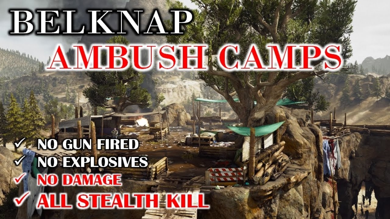 DAYS GONE - Belknap Ambush Camps Stealth Kills | PS4 | PS5