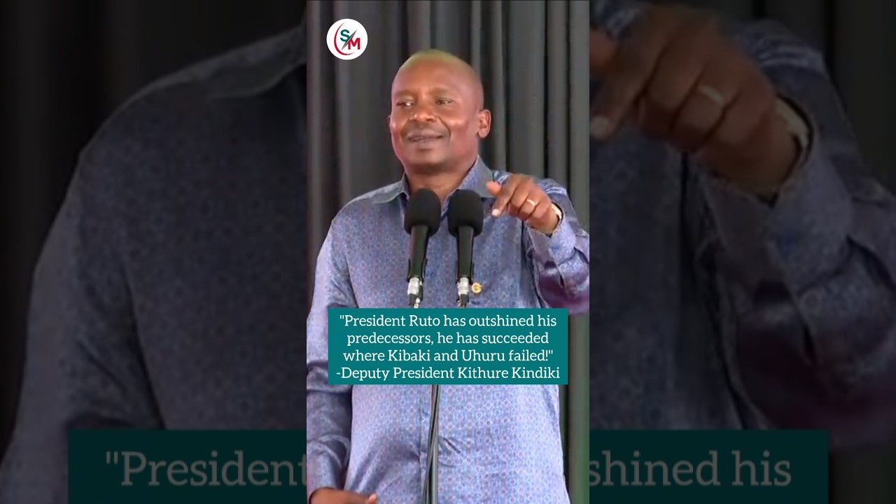 "Ruto has Outshined Kibaki & Uhuru!" -Kindiki. 