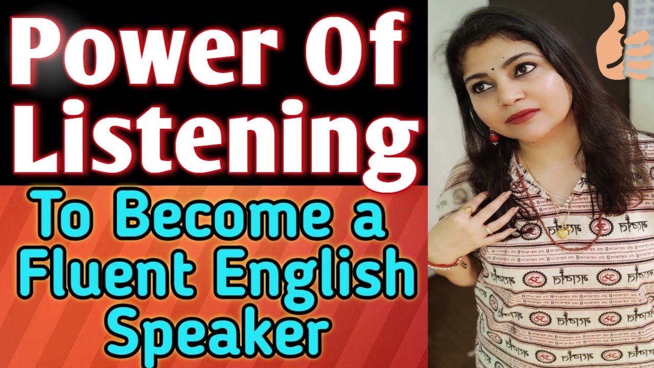How Listening can Actually make you Fluent in English|English Speaking Using Listening skill👍