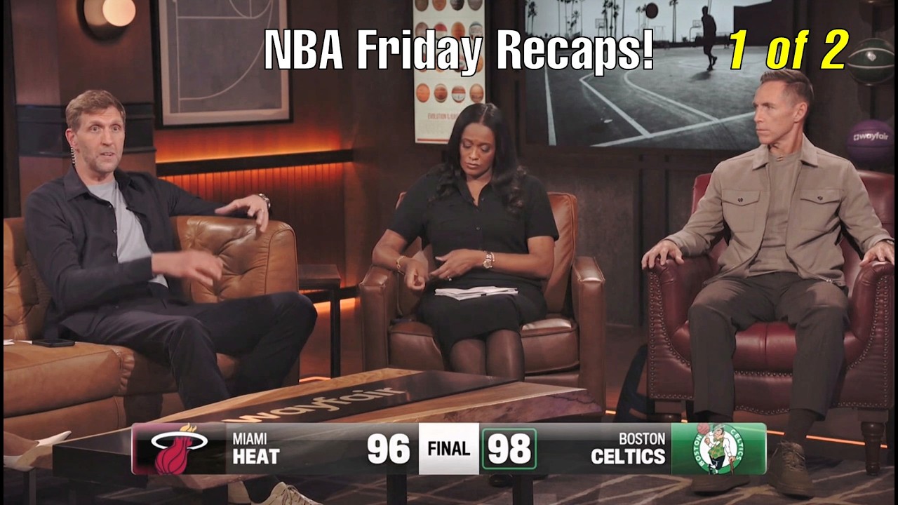 NBA Dirk Nowitzki Steve Nash & Blake Griffin NBA Friday Recap Celtics & Pelicans Comebacks! 1 of 2