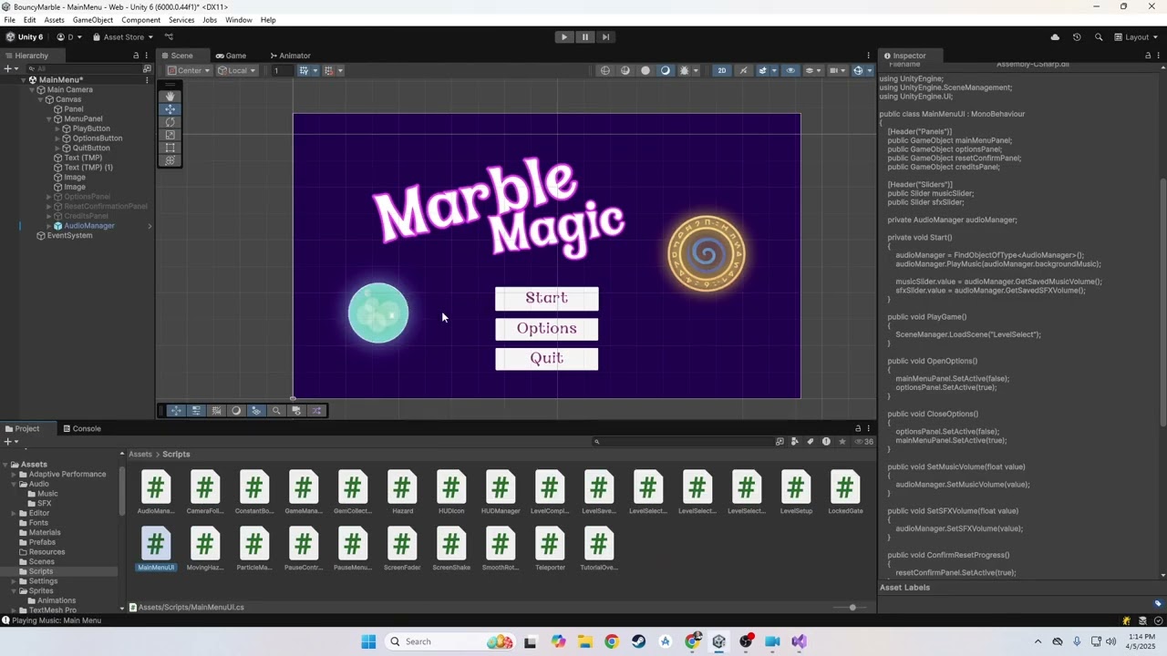 Marble Magic - Full Code Review