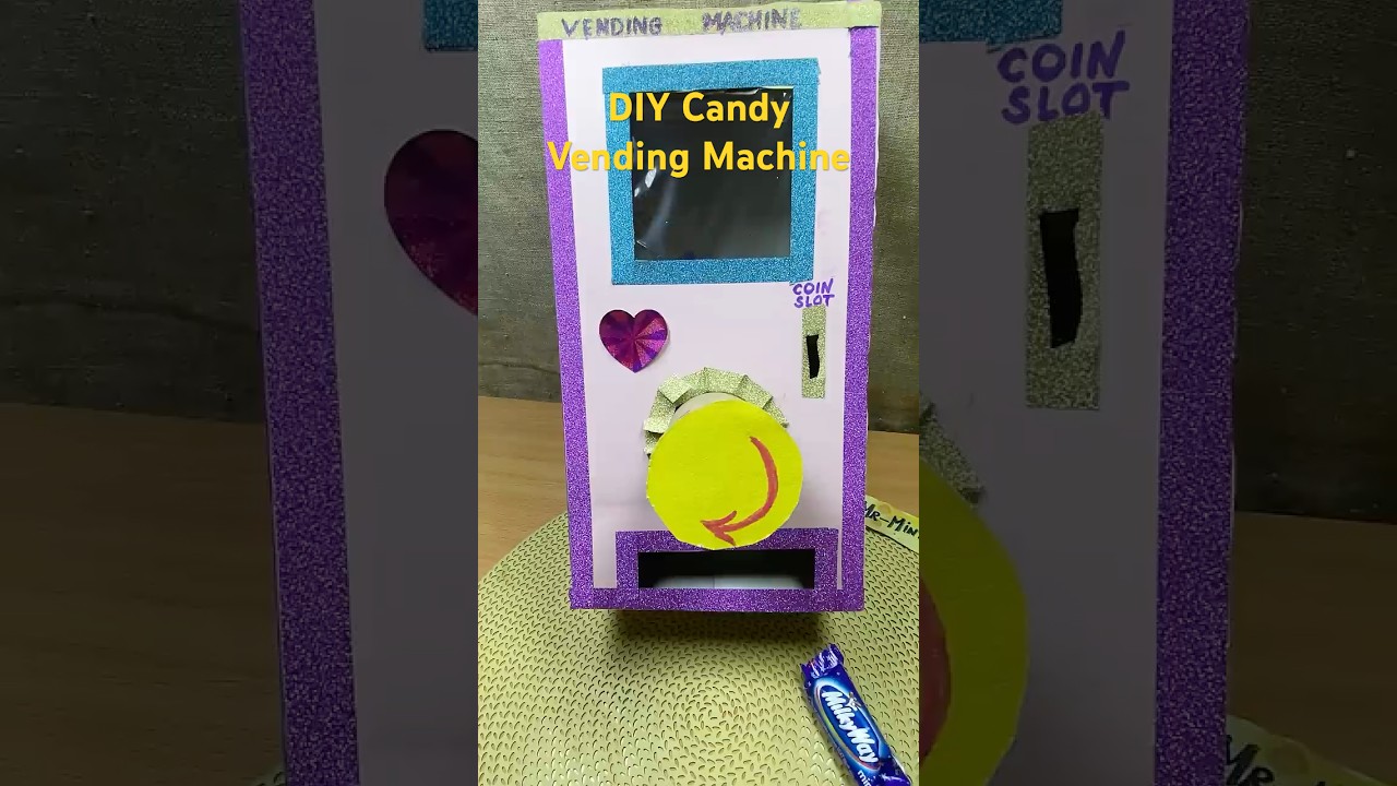 DIY Candy Vending Machine for Kids &ndash; Make Your Own at Home! 🍭