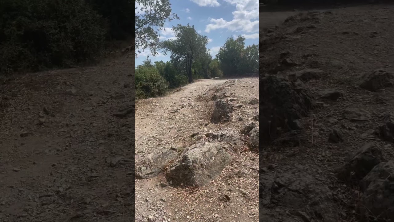 Walking up to Hill Of Kolonos final Battleground of 300 Spartans Thermopylae, Greece June 29, 2024