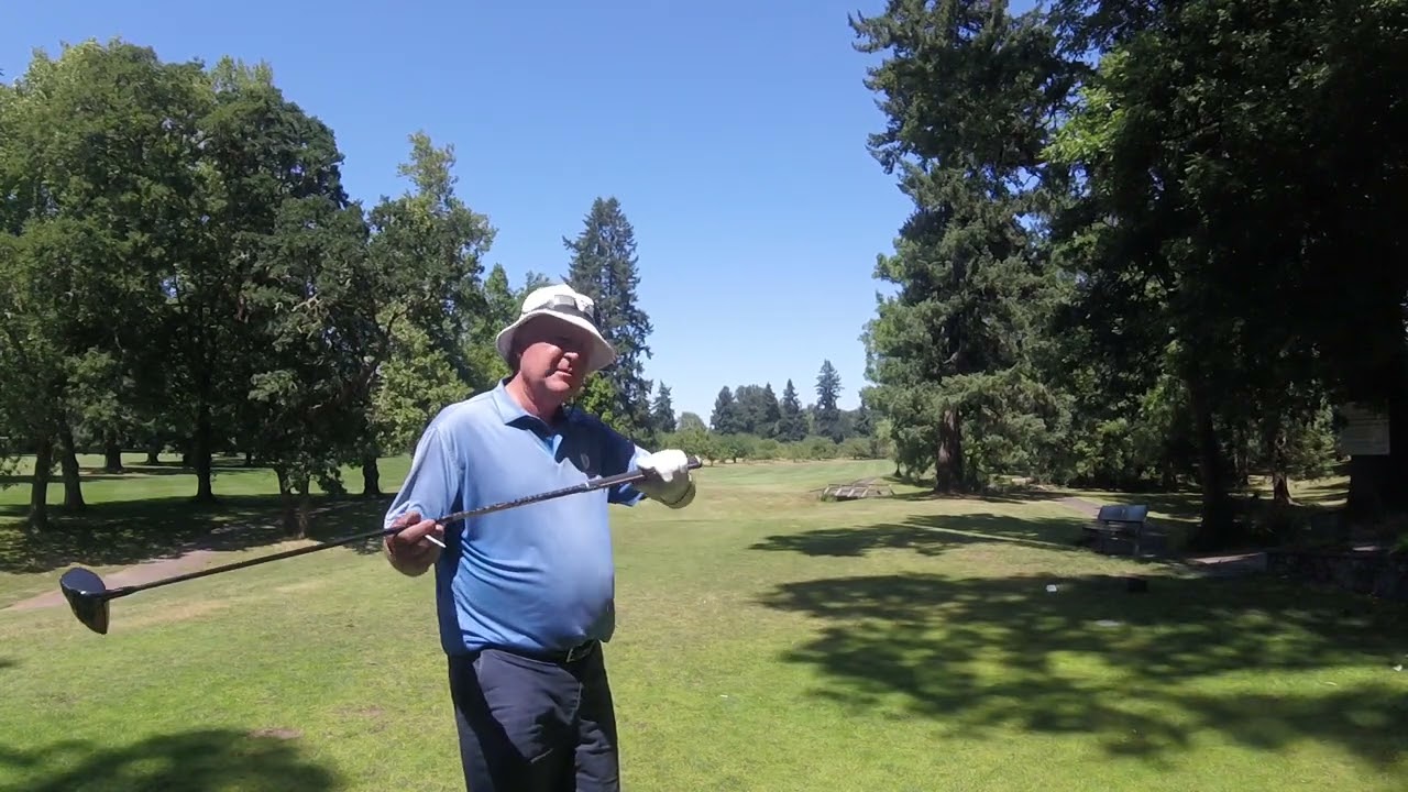 If having trouble during a round choke down slightly on driver