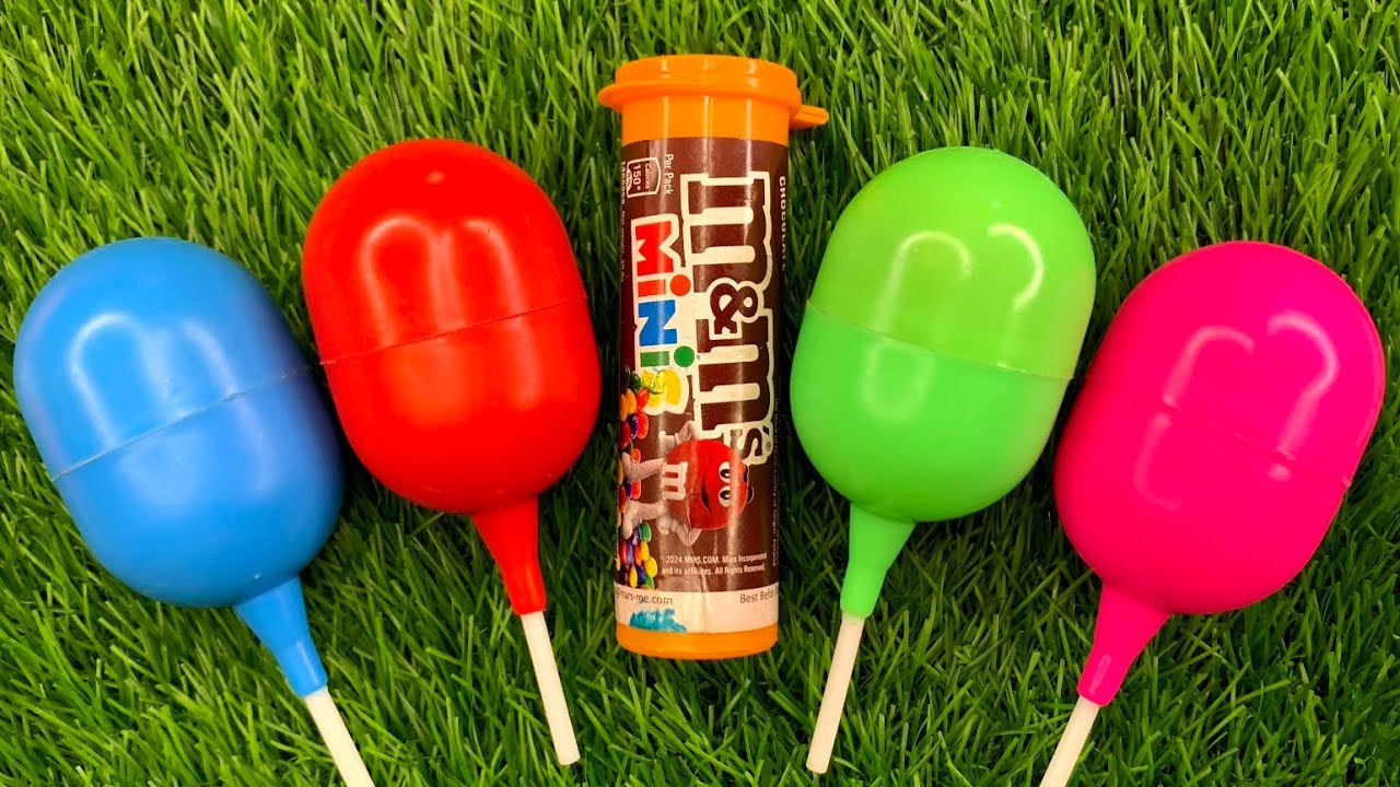 New Glitter Rainbow Lollipop Candy I Cutting| ASMR | Satisfying Video