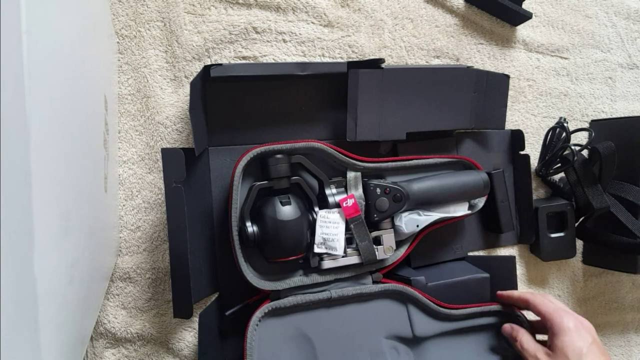 DJI Osmo + Plus Unboxing with accessories