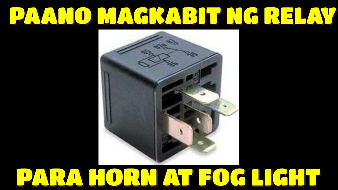 HORN AT FOGLIGHT GAMIT ANG BOSCH RELAY.