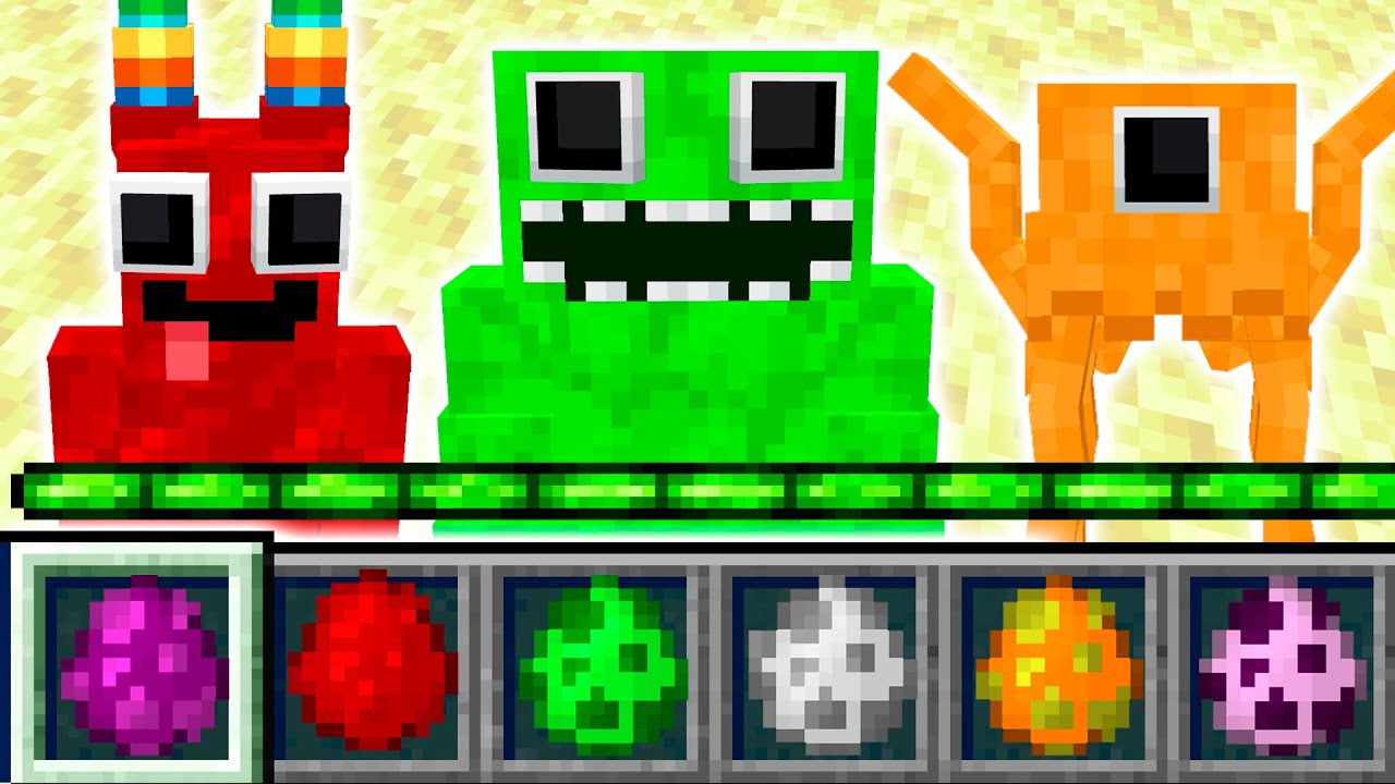 Paso MINECRAFT Pero Con DIBUJOS DE GARTEN OF BANBAN ✏️😱